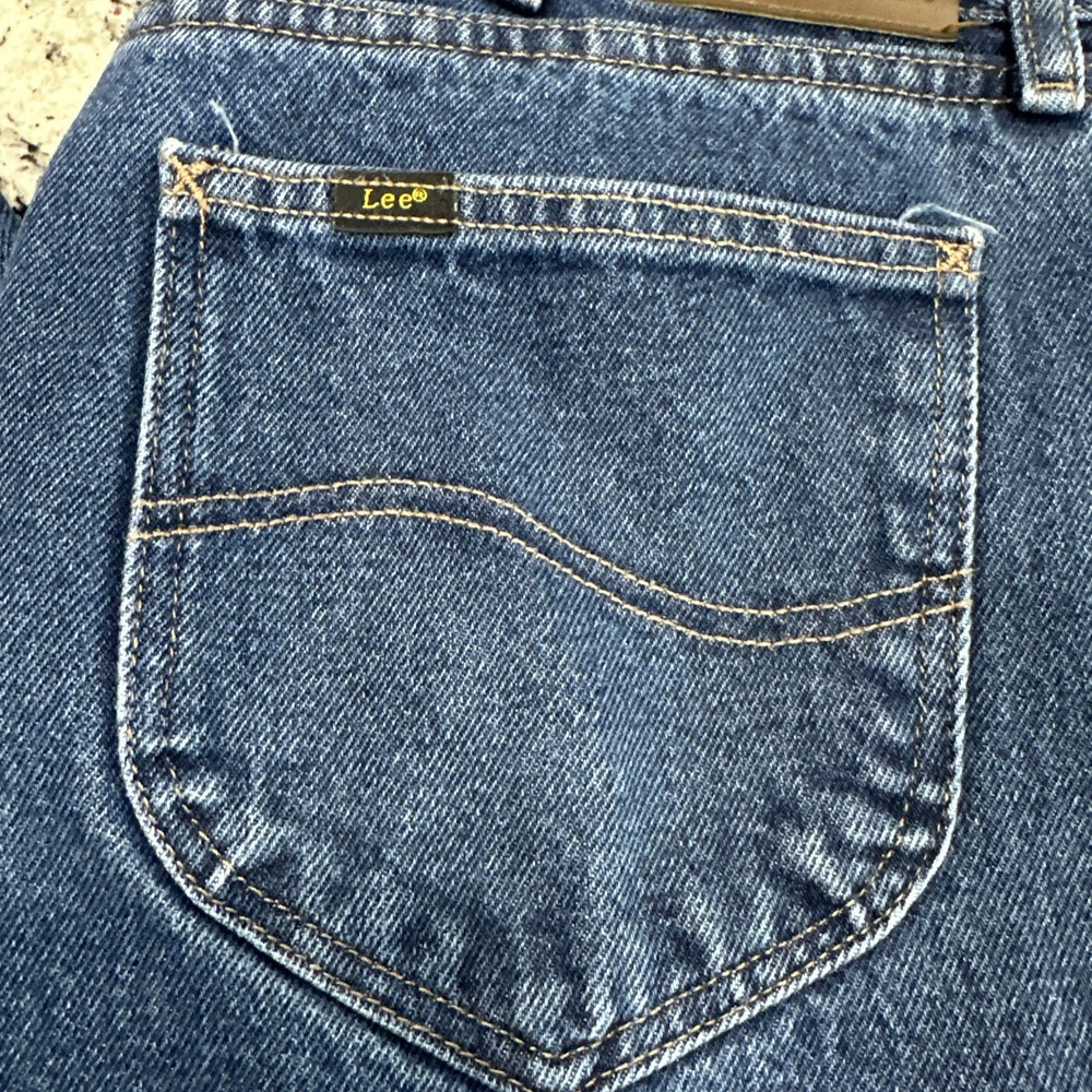 Lee Regular Fit Mens 38x30 Blue Jeans - Picture 2 of 9